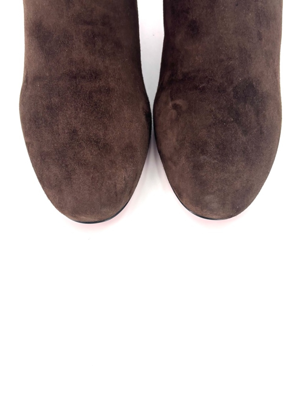 Christian Louboutin Jane Botta 55 Cosme Brown Suede Knee High Boots 40.5 - Picture 6 of 9